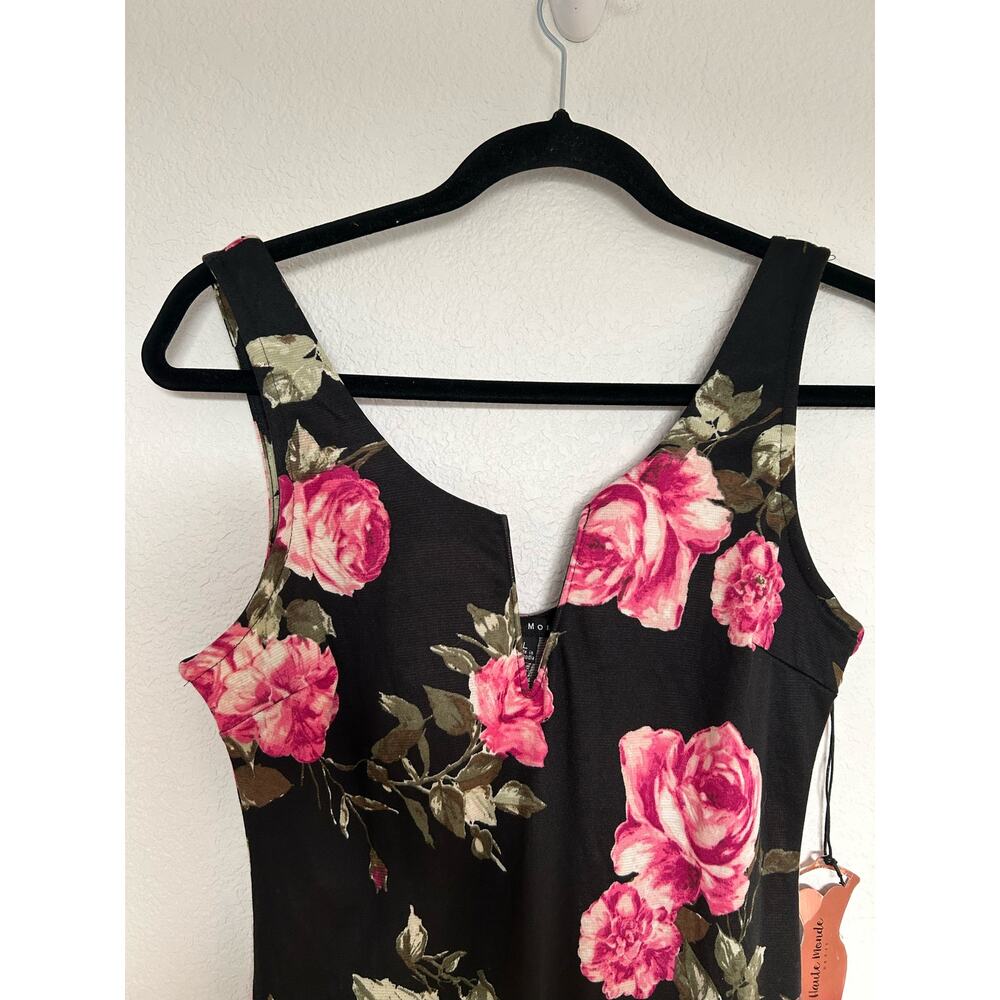 Haute Monde 90s Style Gothic Rose Mini Tank Dress - L - Picture 2 of 3